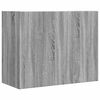 vidaXL Wandregal Grau Sonoma 75x35x60 cm Holzwerkstoff