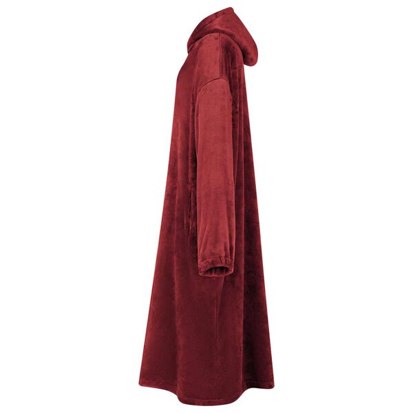 vidaXL Decken-Hoodie Bordeauxrot M Flanell