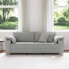 vidaXL Sofa 178cm Wolkengrau Stoff
