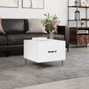vidaXL Couchtisch Hochglanz-Wei&szlig; 50x50x40 cm Holzwerkstoff
