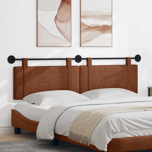 vidaXL H&auml;ngevorderseite Wandmontiert Braun 170 x 55 x 5 cm Antikes PU