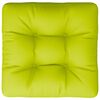 vidaXL Palettenkissen Knallgr&uuml;n 50x50x12 cm Stoff