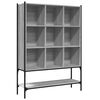 vidaXL B&uuml;cherregal Grau Sonoma 102x30x141,5 cm Holzwerkstoff