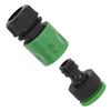 vidaXL Gartenschlauch mit Armaturen-Set Gr&uuml;n 0,6" 50 m PVC