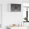 vidaXL K&uuml;chenschrank mit Speicher Kalmar 2 pcs Schwarz 30 x 31 x 40 cm