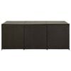 vidaXL Gartenbox Poly Rattan 180x90x70 cm Braun