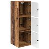 vidaXL Wandschrank Wandmontiert Altholz 35 x 37 x 102 cm Holzwerkstoff