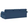vidaXL Sofa 210cm Blau Metall