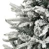 vidaXL K&uuml;nstlicher vorbeleuchteter Weihnachtsbaum mit Kugelset Gr&uuml;n