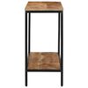 vidaXL Konsolentisch 100x35x70 cm Raues Massivholz Mango