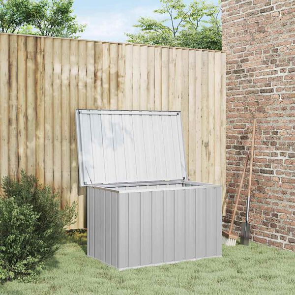 vidaXL Gartenbox Grau 109x67x65 cm