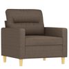 vidaXL 4-tlg. Sofagarnitur mit Kissen Taupe Stoff