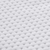 vidaXL Matratzenauflage Wei&szlig; 140 x 190 cm Jacquard Stoff