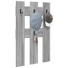 vidaXL Wandmontierter nachttisch Graues Sonoma 65 x 3 x 100 cm