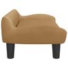 vidaXL Kindersofa Braun 70x40x24 cm Samt