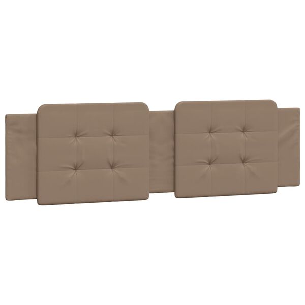 vidaXL Kopfteil-Kissen "Zadar" Cappuccino-Braun 180 cm Kunstleder