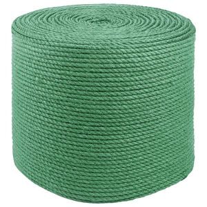 vidaXL Juteseil 8 mm Gr&uuml;n 100% Tossa Jute