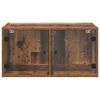 vidaXL Wandschr&auml;nke 2 pcs Altholz 68 x 37 x 35 cm Holzwerkstoff