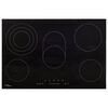 vidaXL Glaskeramik-Kochfeld mit 5 Platten Touch Control 90cm cm 8500 W