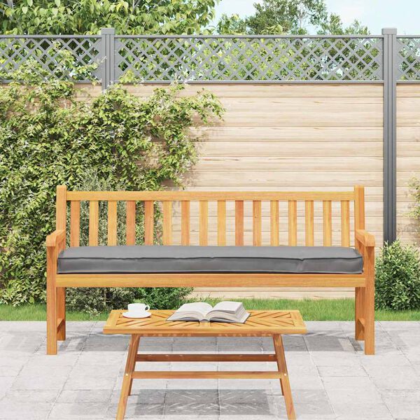 vidaXL Palettenkissen Grau 180 x 40 x 8 cm Oxford-Stoff