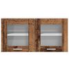 vidaXL H&auml;ngeschrank Altes Holz und Wei&szlig; 80 x 31 x 40 cm Holzwerkstoff