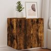 vidaXL TV-Wandschr&auml;nke mit LED-Leuchten 2 Stk. R&auml;uchereiche