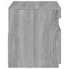 vidaXL TV-Schrank mit LED-Leuchten Grau Sonoma 60x35x40 cm