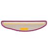 vidaXL Stufenmatten 30 Stk. 56x17x3 cm Violett Halbrund