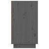 vidaXL Schuhregal Grau 110x34x61 cm Massivholz Kiefer