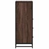 vidaXL Badschrank Braun Eichen-Optik 35x37,5x100 cm Holzwerkstoff