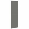 vidaXL Verdunkelungsrollo Grau 80x210 cm Stoffbreite 75,7 cm Polyester