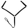 vidaXL Western-Sattel, Halfter & Brustblatt Echtleder 15" Schwarz