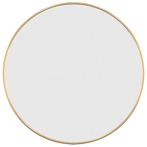 vidaXL Wandspiegel Golden &Oslash; 50 cm Rund