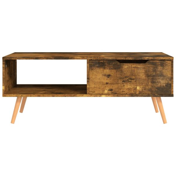vidaXL Couchtisch R&auml;uchereiche 100x49,5x43 cm Holzwerkstoff