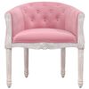 vidaXL Esszimmerstuhl Rosa Samt