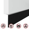 vidaXL Selbstklebende T&uuml;rb&uuml;rstendichtungen 2 pcs Silber 100 cm