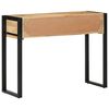 vidaXL Konsolentisch 100x35x75 cm Raues Massivholz Mango