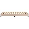 vidaXL Bettgestell ohne Matratze Cappuccino-Braun 120x190cm Kunstleder