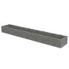 vidaXL Gabionen-Hochbeet Verzinkter Stahl 540&times;90&times;50 cm