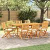 vidaXL Klappstuhl 8 pcs Wei&szlig; 49 x 57,5 x 92 cm Massivholz Akazie