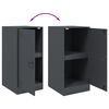 vidaXL Sideboard Anthrazit 34,5x39x73 cm Stahl