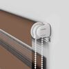 vidaXL Doppelrollo Braun 70x100 cm Stoffbreite 65,9 cm Polyester