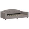 vidaXL Tagesbett Ausziehbar Taupe 100x200 cm Stoff