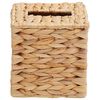 vidaXL Taschentuchboxdeckel 2 pcs Wasserhyazinthe 14,5 x 14,5 x 15 cm
