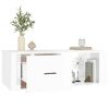 vidaXL Couchtisch Hochglanz-Wei&szlig; 100x50,5x35 cm Holzwerkstoff