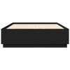 vidaXL Bettgestell Schwarz 140x200 cm Holzwerkstoff