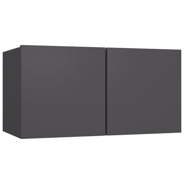vidaXL TV-H&auml;ngeschrank Grau 60x30x30 cm
