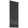 vidaXL Gartenh&uuml;tten Anthrazit 140,5 x 74 x 200 cm Metall