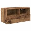 vidaXL TV-Wandschrank 60 x 30 x 30 cm Altholz Holzwerkstoff
