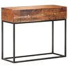 vidaXL Konsolentisch 90x35x75 cm Raues Akazienholz